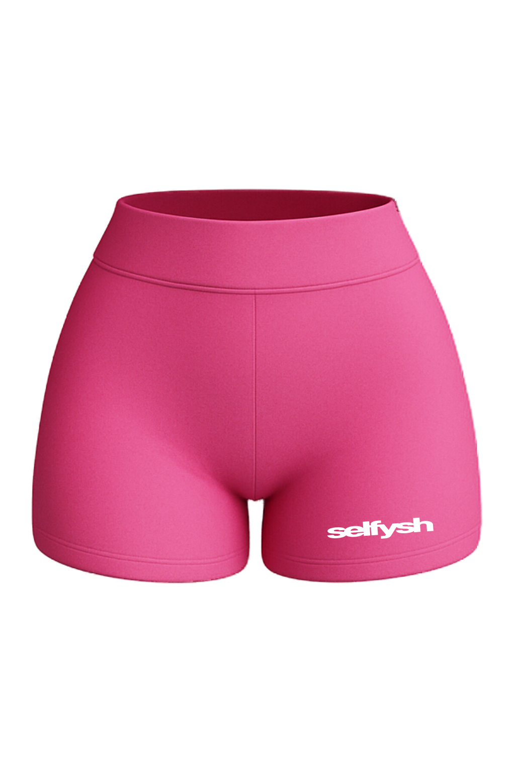 Hot Pink High Rise Shorts